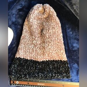 Stylish Multicolor Knit Chenille Beanie